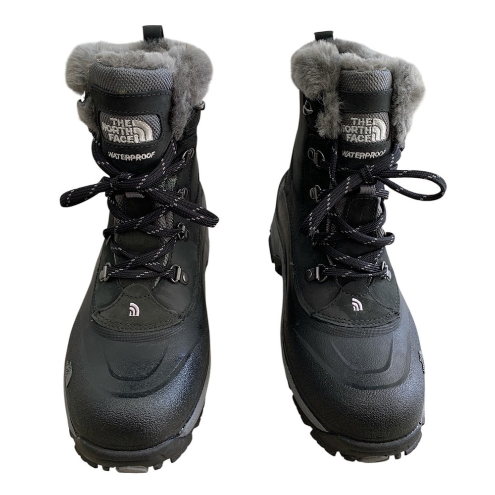 The North Face McMurdo Women's 9 Waterproof PrimaLoft Winter Snow Boots Black - Picture 7 of 13